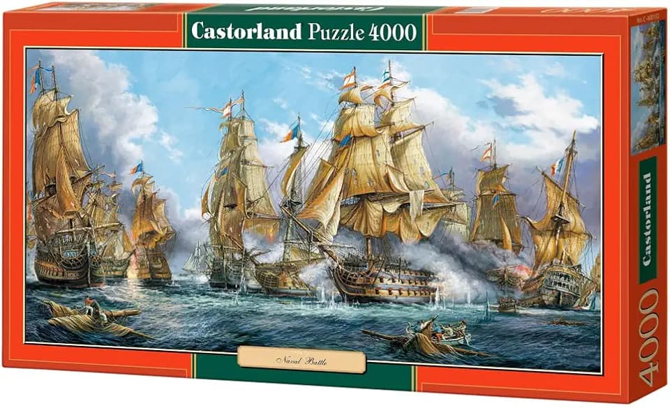 Castorland C-400102-2 - Puzzle Seeschlacht 4000 Teile