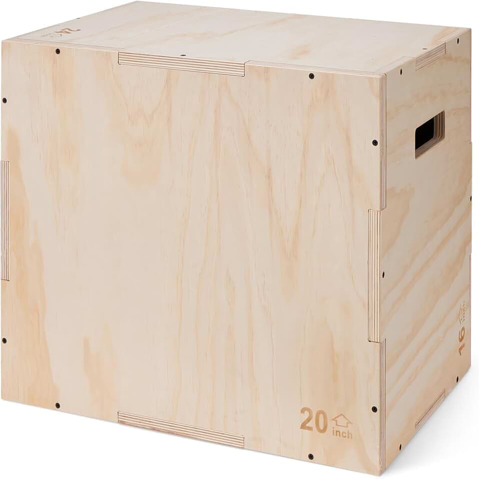 Amazon Basics Plyometrischer Sprungkasten, Plyo-Box für das Fitnessstudio zu Hause