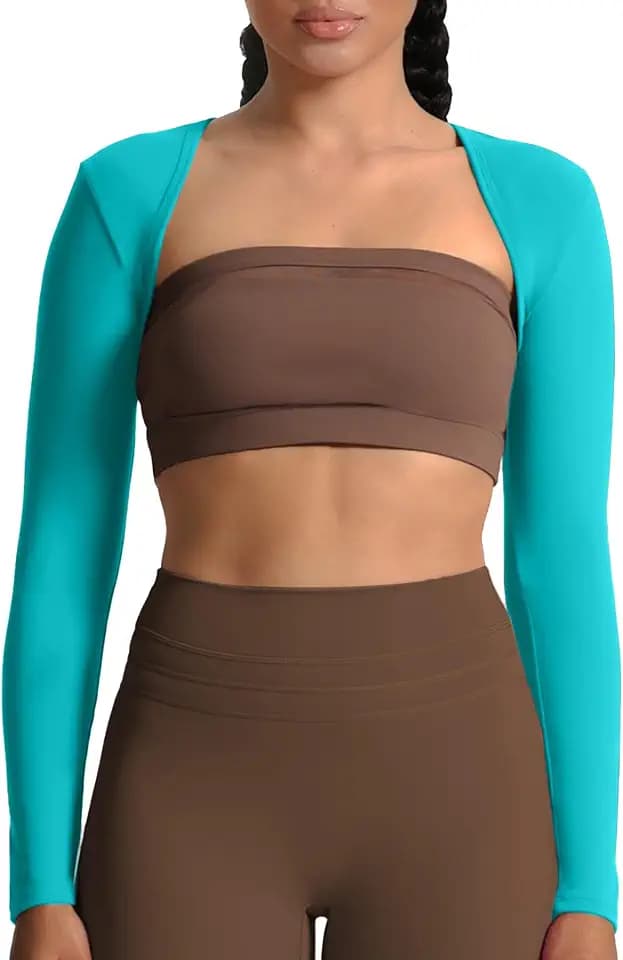 Aoxjox Women's Lexi Lined Bolero Shrug
