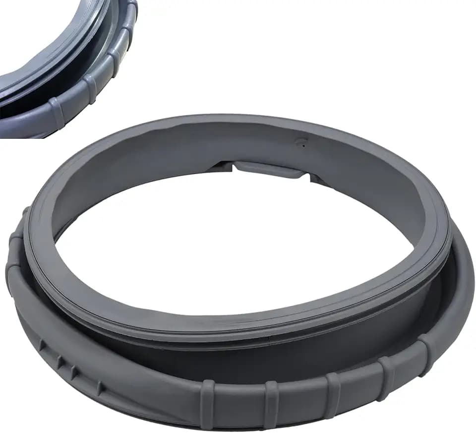 Upgraded DC64-00802B Door Gasket Boot Seal Diaphragm Compatible with Samsung Washer WF42H5000AW WF42H5200AP WF42H5200AW WF42H5200AF/A2-00 Replaces DC97-18094B AP5917067 PS9606239