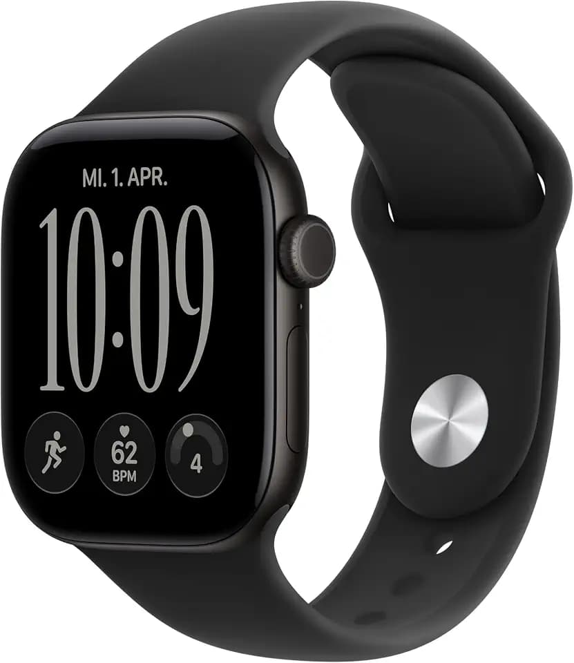 Apple Watch Series 12 GPS, 42 mm Aluminiumgehäuse Schwarz