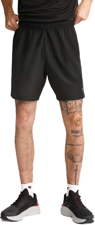Champion Men's Sport Shorts, Athletic Shorts for Men, Lightweight Gym Shorts, 7"