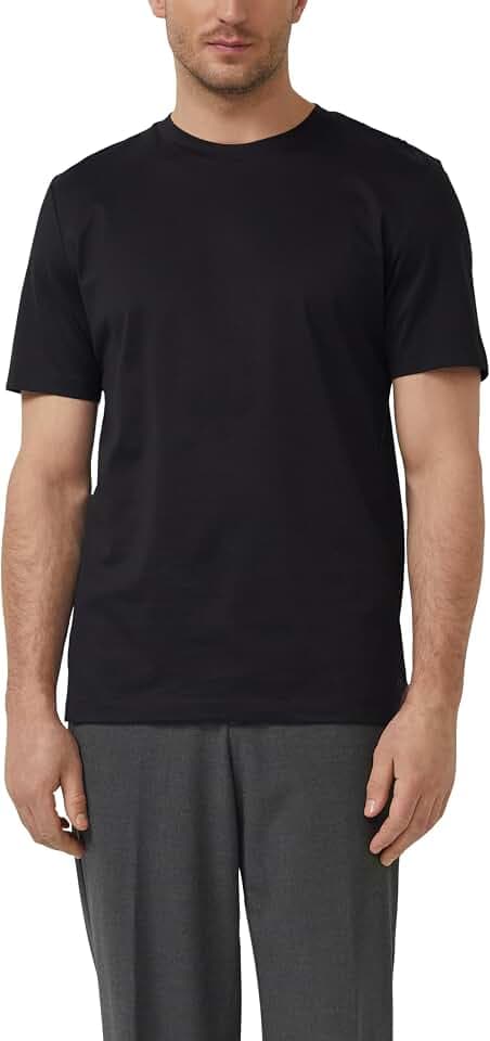 s.Oliver Black Label Herren 2174617 T-Shirt (1er Pack)