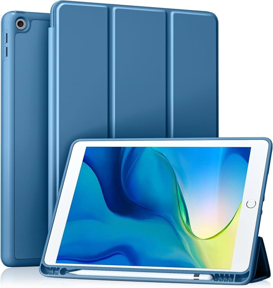Akkerds for iPad 9th/8th/7th Generation Case 10.2 Inch, Bluemist
