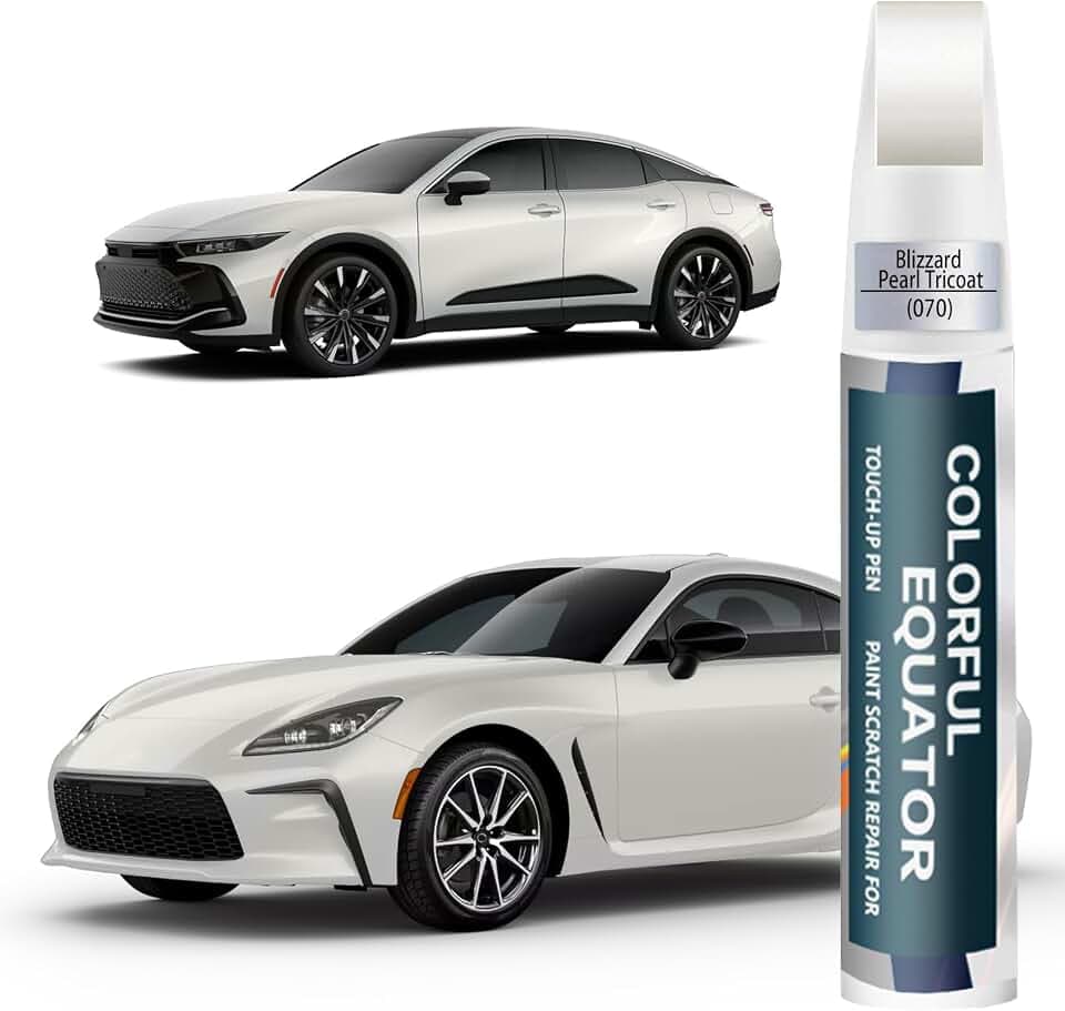 070 Blizzard Pearl Tricoat Car Touch Up Paint for Toyota OEM Color Match