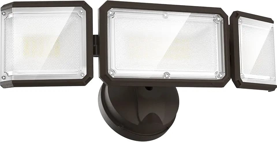 LEPOWER 42W Flood Lights Outdoor - 4200LM Bright LED Security Lights(Brown)