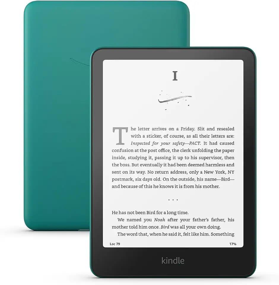 Amazon Kindle Paperwhite 16GB (newest model) – 20% faster, with new 7" glare-free display and weeks of battery life – Jade