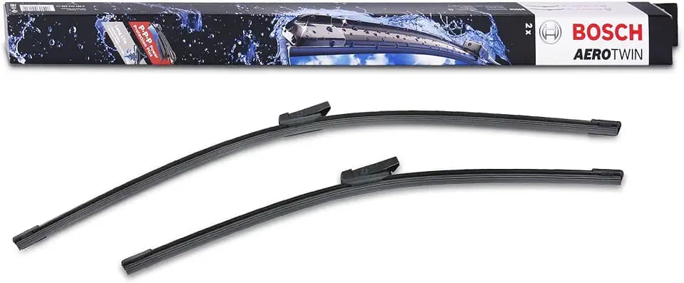 Bosch Wiper Blade Aerotwin A102S, Length: 650mm/475mm – Set of Front Wiper Blades - Only for Left-Hand Drive (EU)