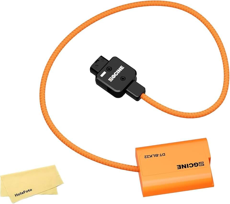 ZGCINE DT-BLK22 D-Tap auf DMW-BLK22 Dummy Batteriekabel für GH5 GH5S G9 LUMIX S5 S5 II-Länge:60cm