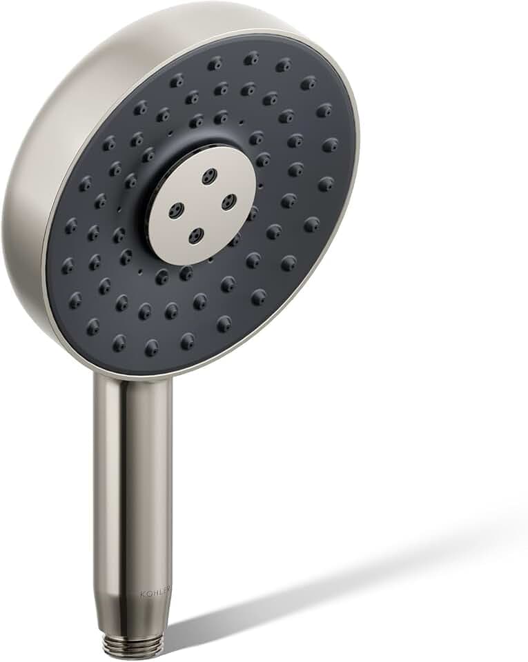 Kohler 26282-SN Statement® Round three-function handshower, 2.5 gpm, Vibrant Polished Nickel