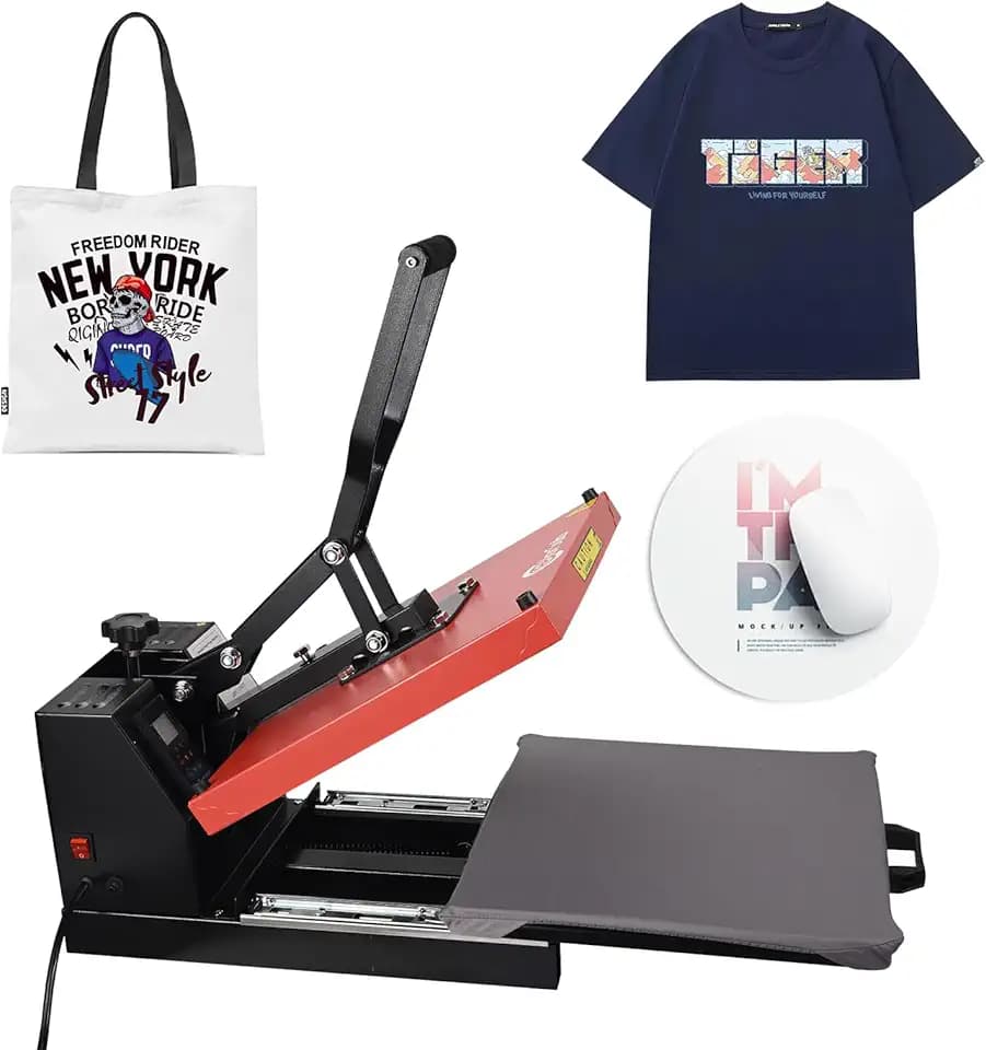 ColorSub Heißpresse Transferpresse 38x 38cm, T-Shirts Sublimationsmaschine