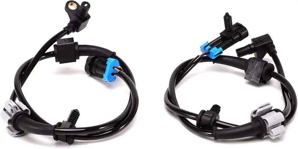 2PCS Front ABS Wheel Speed Sensor Left & Right for 99-07 for Chevy Avalanche Express Silverado Suburban Tahoe/GMC Savana Sierra Yukon XL/Cadillac Escalade Hummer H2，Replace ALS482 15037208