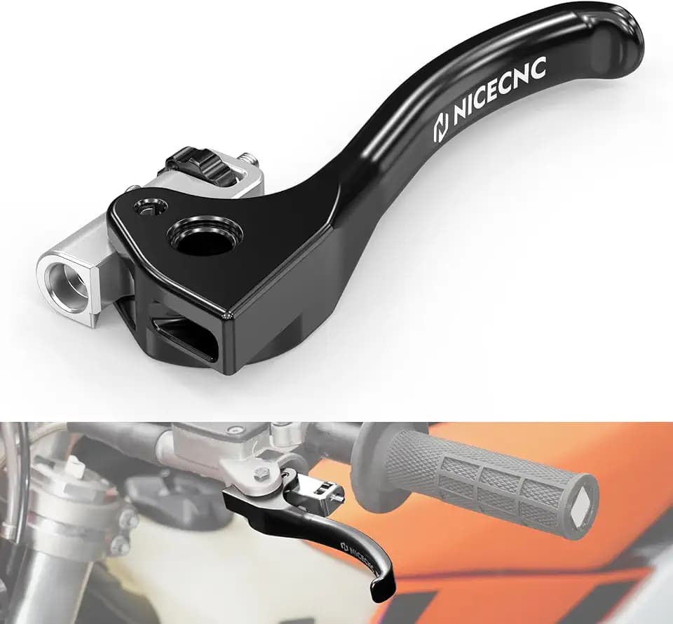 NICECNC Shorty Clutch Lever Compatible with KTM 125/150 SX 2016-2023, Black