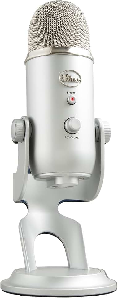 Logitech G Blue Yeti USB-Mikrofon für Aufnahmen, Streaming, Gaming