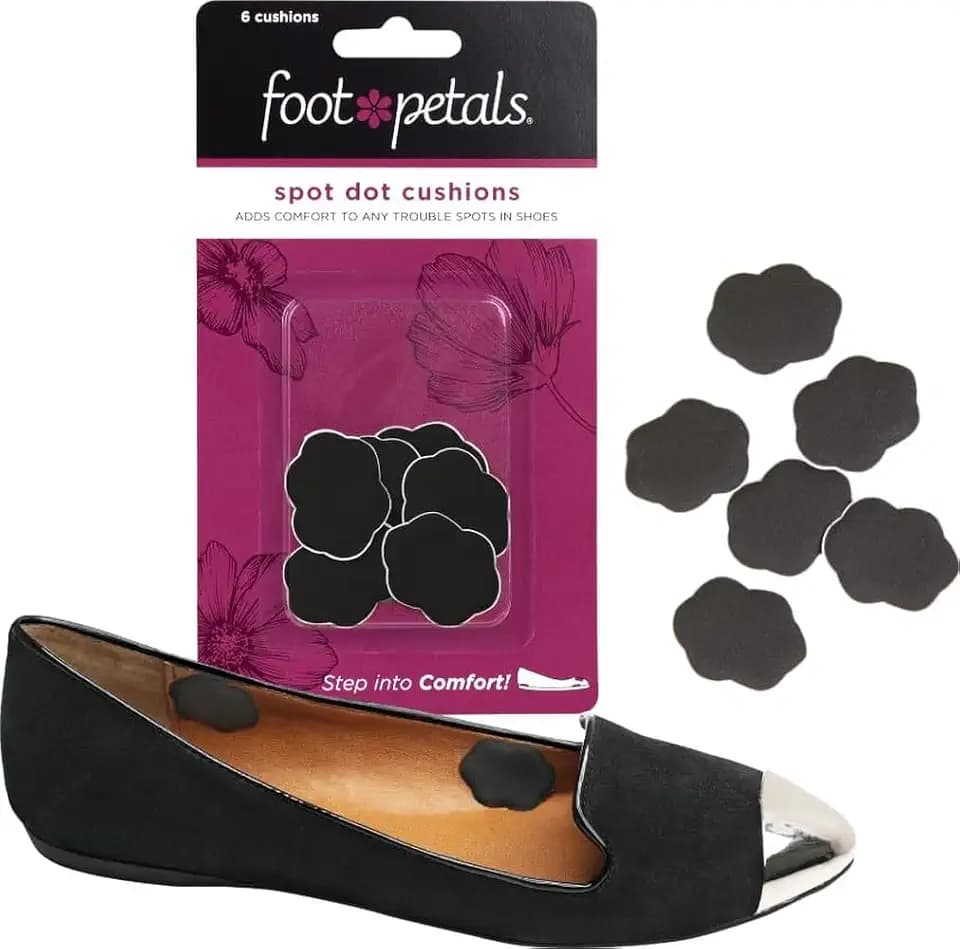 Foot Petals Spot Dot Cushion, Pressure Point Solution for Blister Relief, Rub Protection, Women's Heels, Pumps, Flats