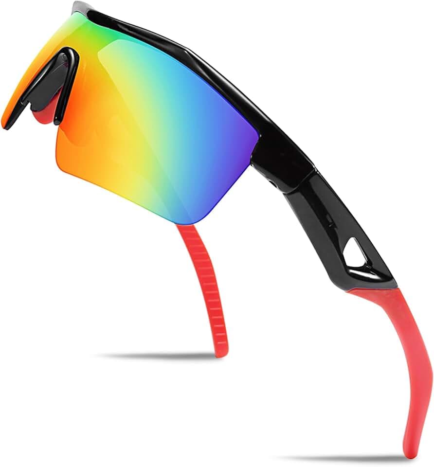 FEISEDY Kinder Jugendliche Sportbrille Polarisiert 7-14 Jahre B2454