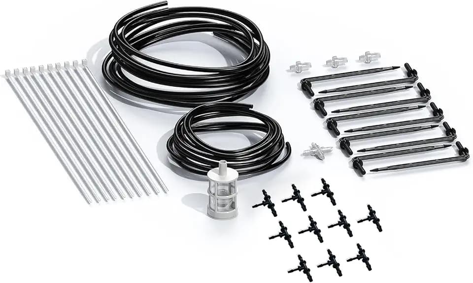 RAINPOINT Drip Irrigation Pump Extended Driplines Accessories Kit/Expand Kit Pack for Extra 10 Plants
