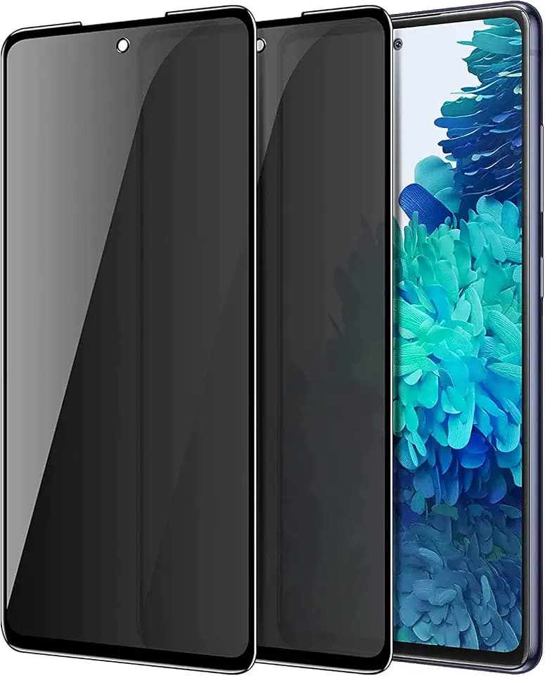 Meeter für Samsung Galaxy S20 FE / S20 FE 2022 Sichtschutz Folie, [[2 Stück]] Anti Spy Displayschutzfolie,Privatsphäre Schutzfolie 9H Härte Gehärtetes Glas Folie Blasenfrei Blickschutzfolie