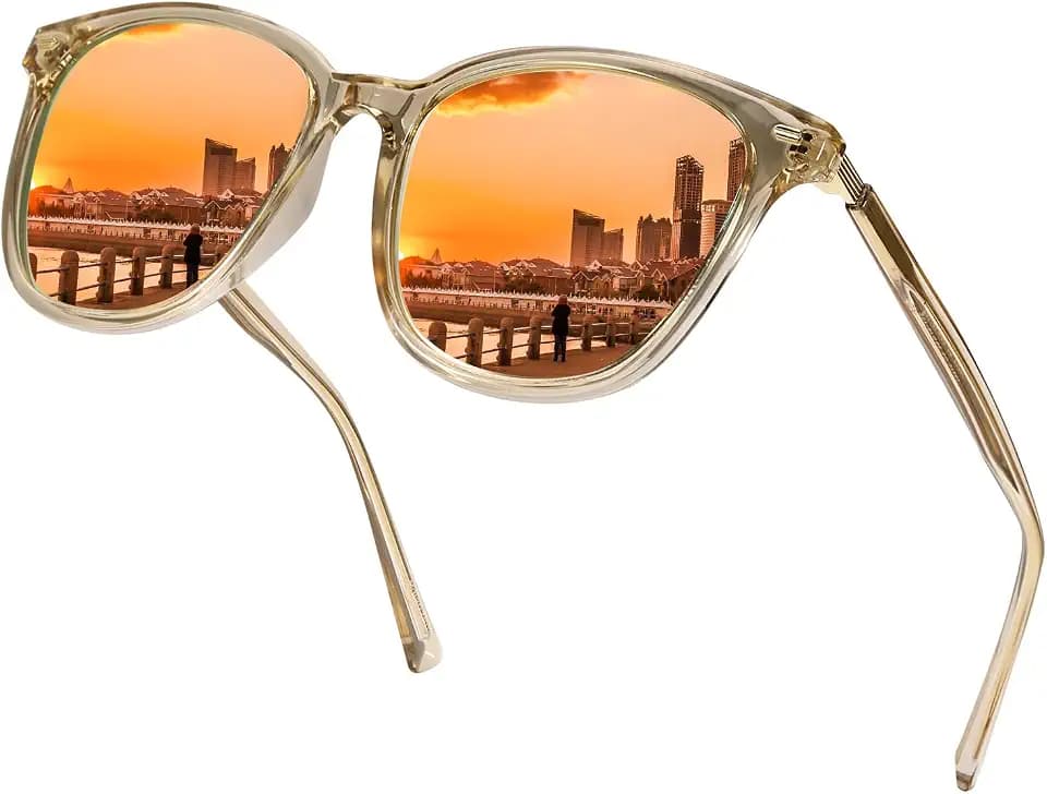 Myiaur Women's Polarized Sunglasses With UV400 Mirrored Lens