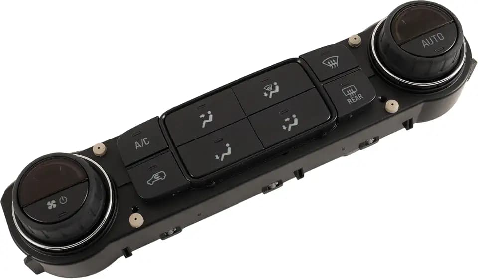 GM Genuine Parts 15-74877 (84263101) Black Carbon Heating and Air Conditioning Control Panel Assembly