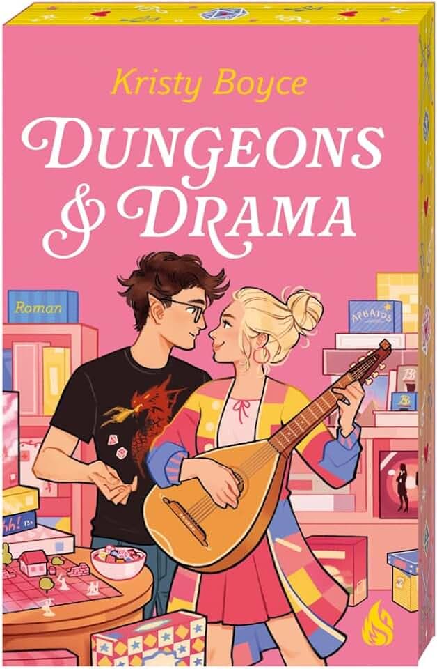 Dungeons & Drama: SPIEGEL-Bestseller | Nerdy YA-Romance mit wunderschönem Farbschnitt | | | Limitierter Farbschnitt und illustrierte Innenklappen |