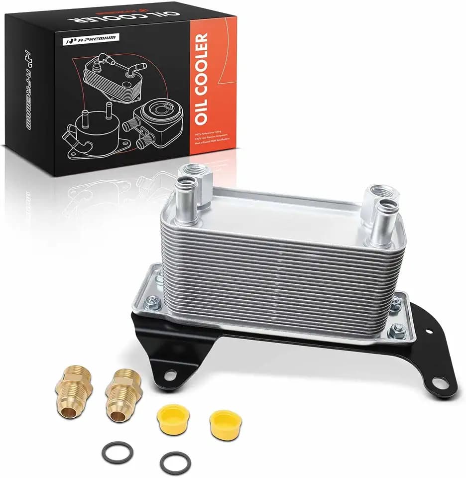 A-Premium Rear Automatic Transmission Oil Cooler Compatible with Dodge, Ram
