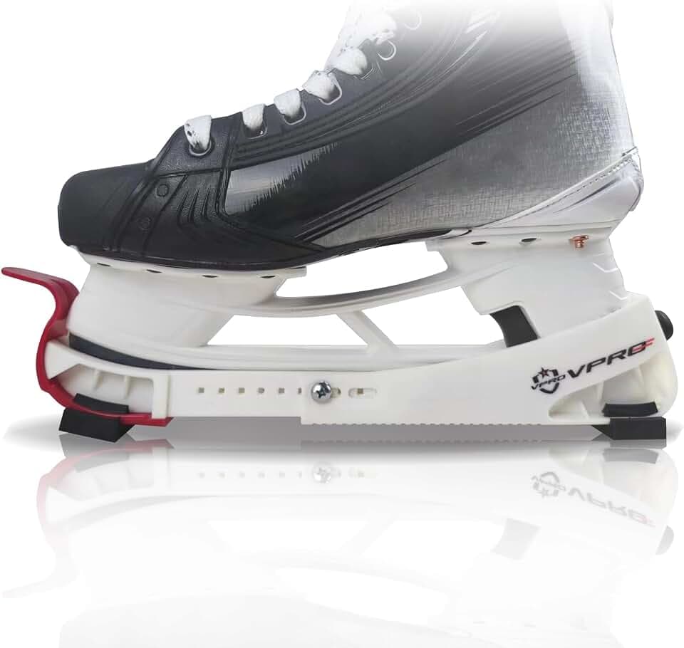 VPRO Adjustable Ice Skate Guards,Hockey Skate Blade Protector,Ice Skate Blade Cover,Hockey Skate Hard Guards for Ice Hockey Skates and Ice Skates