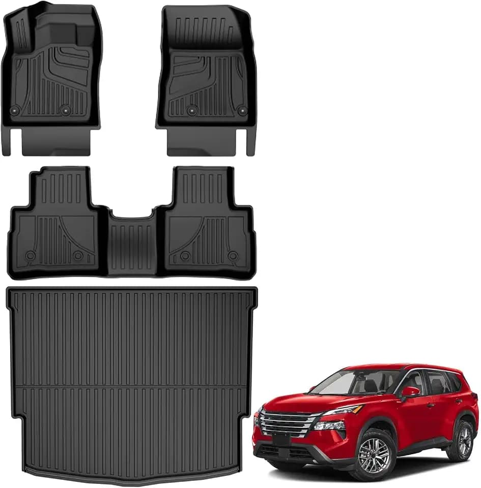 AOMSAZTO Floor Mats Set for Nissan Rogue 2021–2026 (Not for Sport)