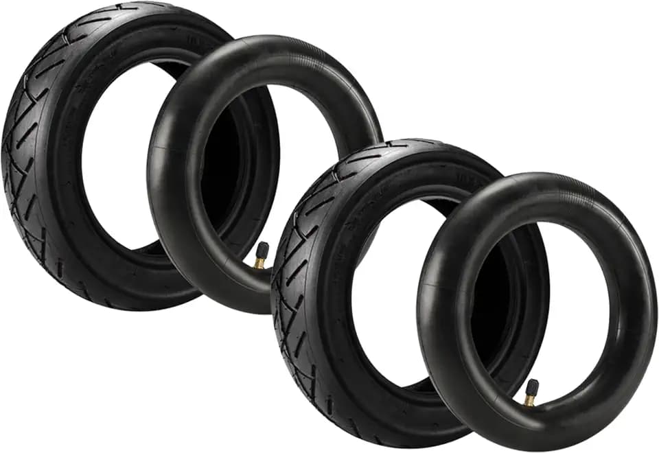 (2 Sets)10X2.125 Inch Inner & Outer Tube tire for Electric Scooter, 50/75-6.1 Replacement Inflated Tires,10X2 Tyre for Gotrax G4/G Max Ultra/Tour Xp & hover-1/ hover 1 ebike & Apollo Explore