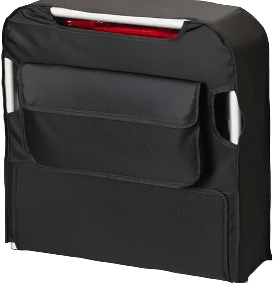 Tasche für Fahrradträger Uebler i21 (2 Fahrräder), aus 600D Robuste Oxford-Stoff, Transporttasche für Kupplungsträger, Wasserdicht- und Staubdicht, Schwarz ( Tasche Passt Nicht für "Uebler i21 Z")
