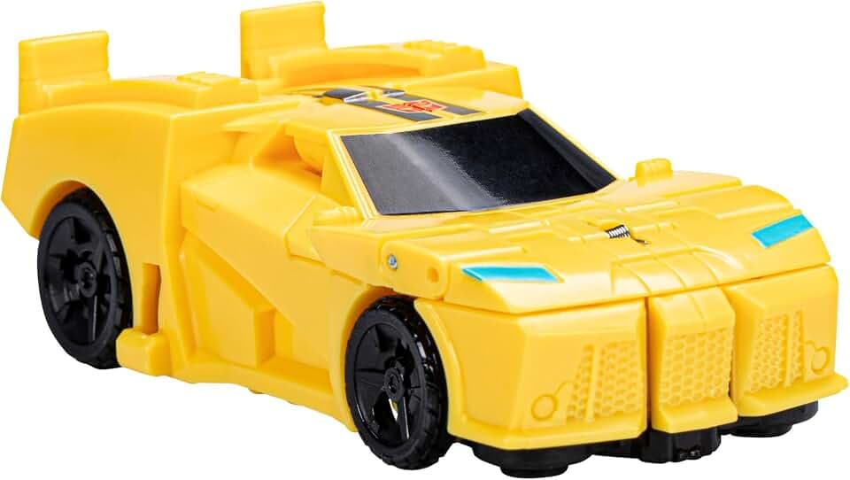 Transformers Spielzeug EarthSpark 1-Step Flip Changer Bumblebee Action-Figur (10 cm), Roboterspielzeug für Kinder ab 6