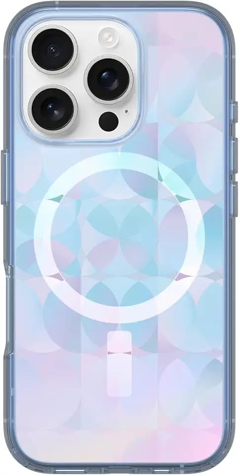 OtterBox iPhone 16 Pro Symmetry Series Clear Case - Opal Prism Blue