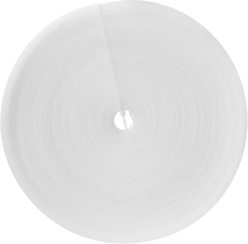 50 Yards 6mm PP Plastic Sewing Boning, Clear White Corset Support Strip