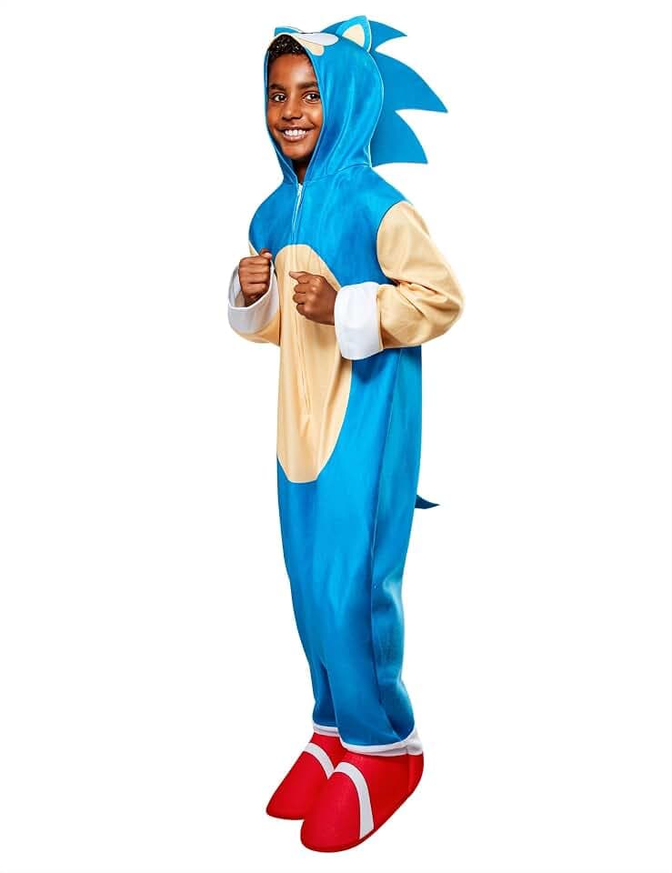 Rubies Offizielles Sonic The Hedgehog Oversize-Kinderkostüm, Overall, Kinder-Kostüm, Halloween