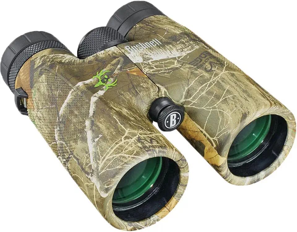 Bushnell PowerView 10x42 BoneCollector Binoculars, Realtree Edge Camo