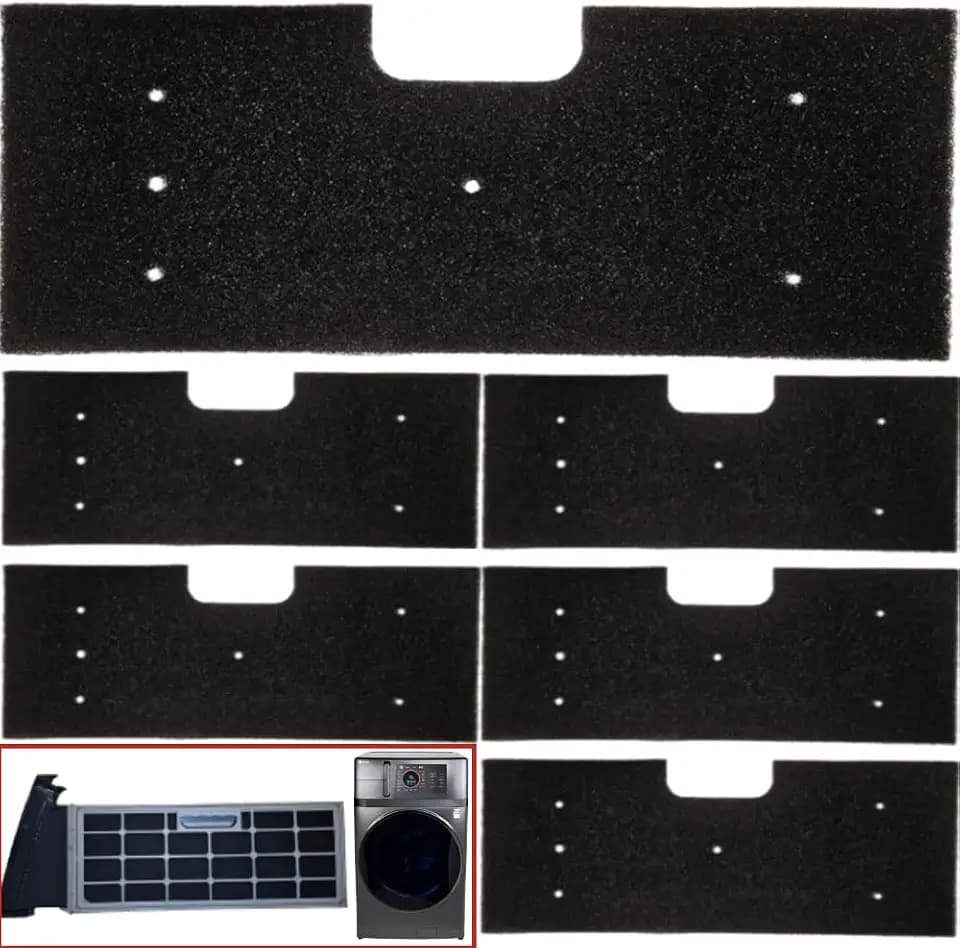 WH01X35719 Foam Lint Filter for GE Profile Washer Dryer, 6 Pack PFQ97HSPVDS