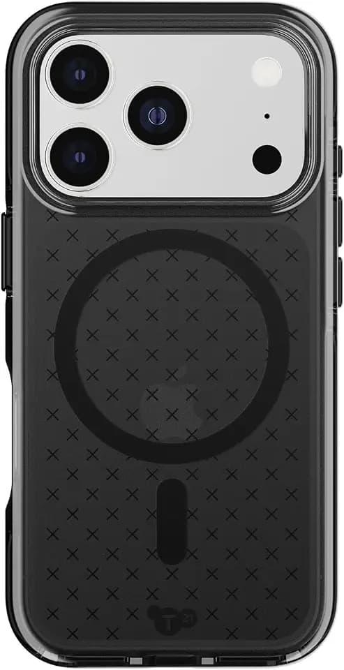 Tech21 EvoCheck Case for iPhone 17 Pro – Smokey/Black | Slim Protective Case | Impact Protection | MagSafe Compatible
