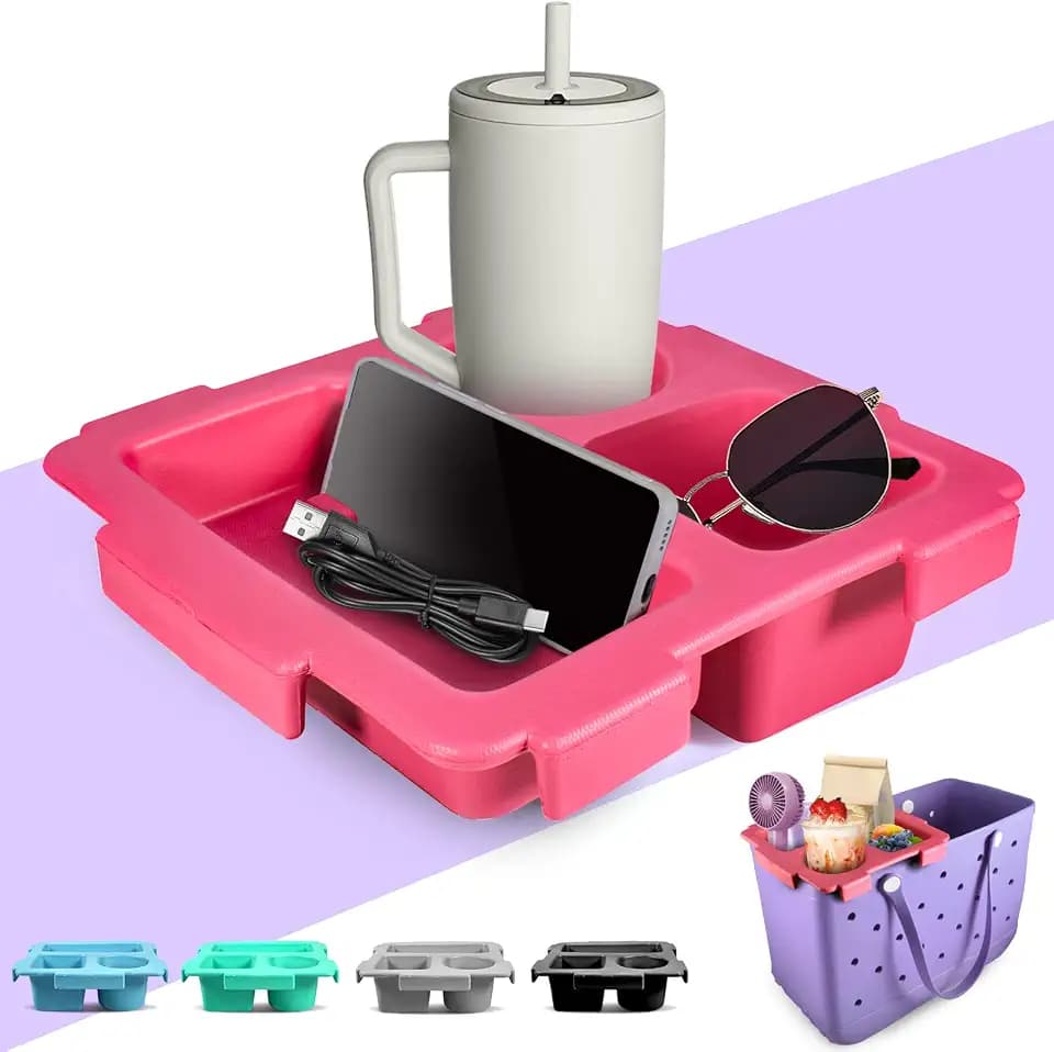 Half Topper Tray Accessories, Coral Red
