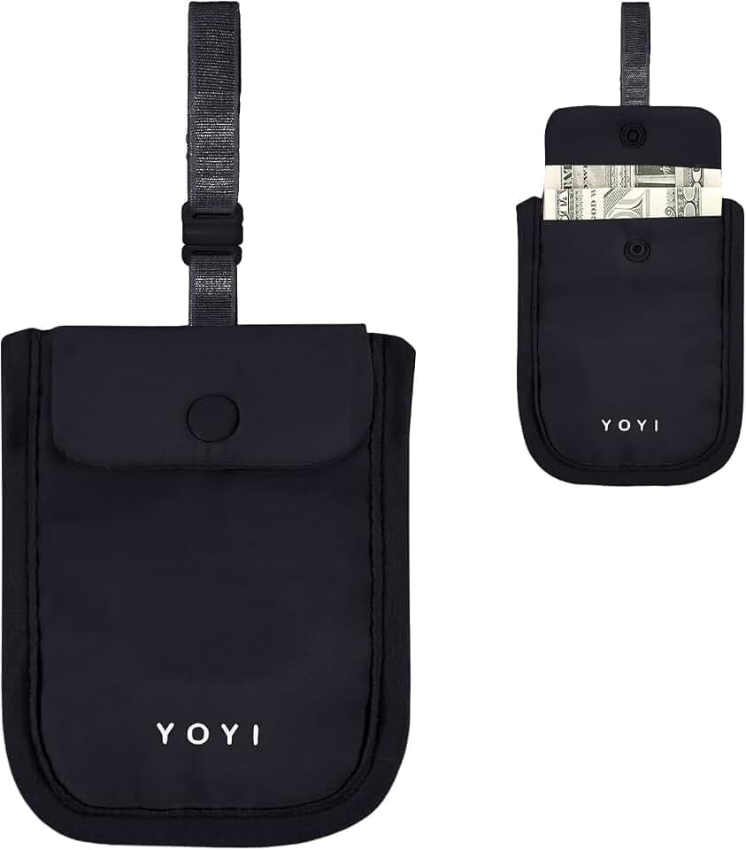 YOYI YOYI RFID Blocking Bra Wallet, Travel Wallet for Credit Cards & Cash