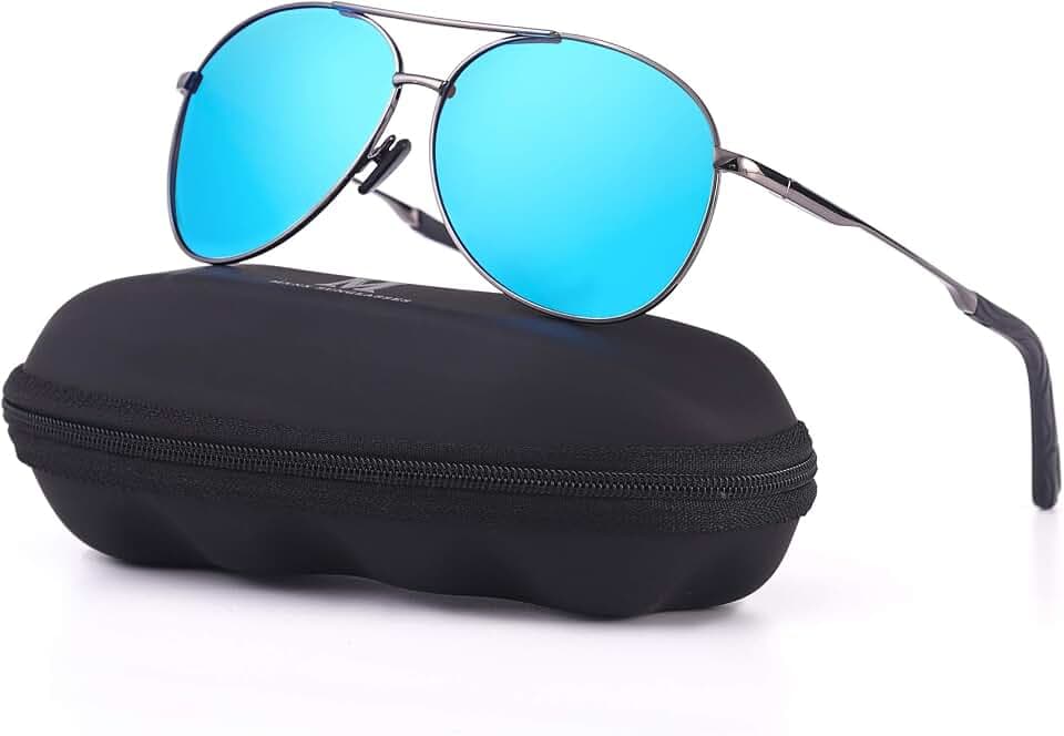 Sonnenbrille Herren Polarisiert Unisex Pilotenbrille