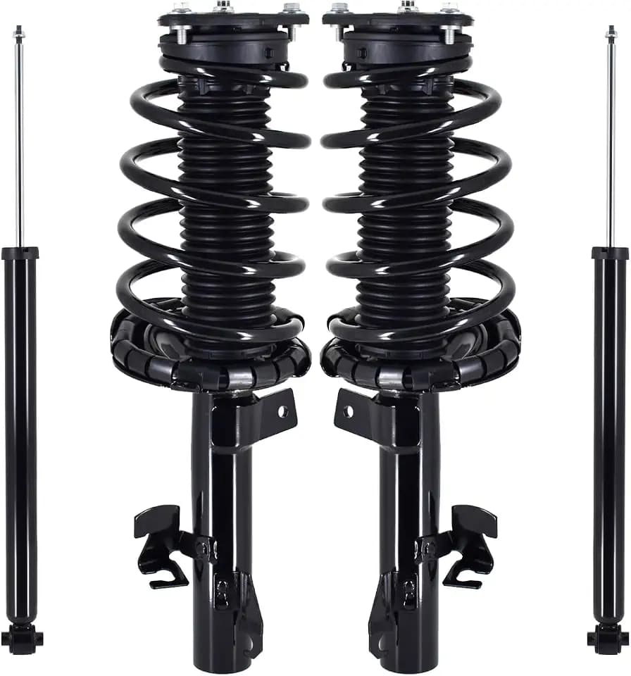 PM Auto Set of 4 Front Quick Complete Strut-Rear Shock Absorber Replacement For 2006-2015 Mazda 5