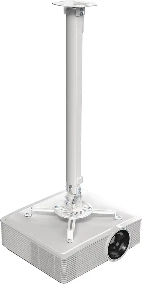 VIVO White Extending Adjustable Ceiling Projector Mount, MOUNT-VP03W