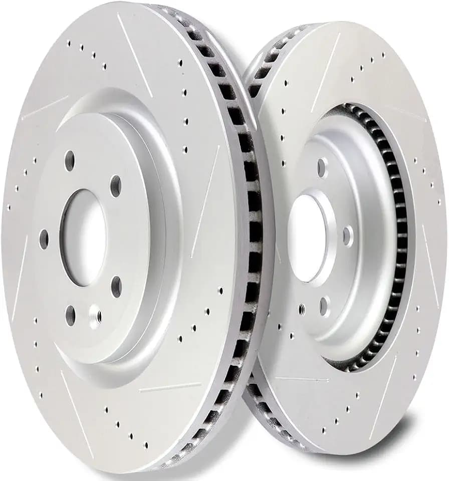 SCITOO Front Disc Brake Rotors Kits Fit For Ford For Explorer 2011-2019