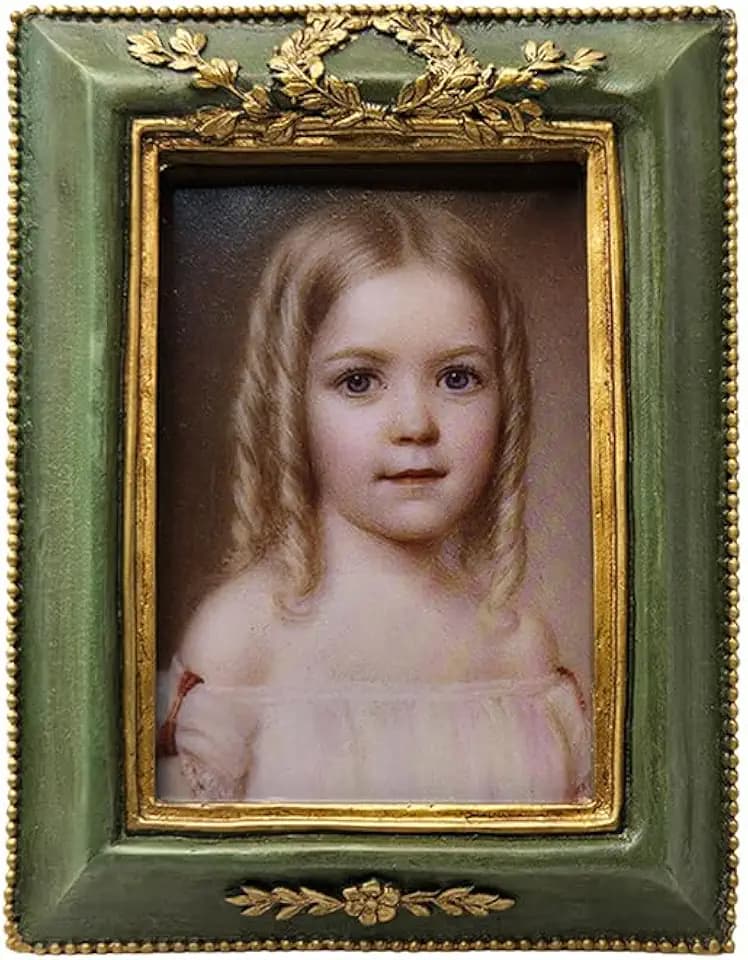 2.5x3.5 Small Vintage Picture Frame, Mini Antique Frames