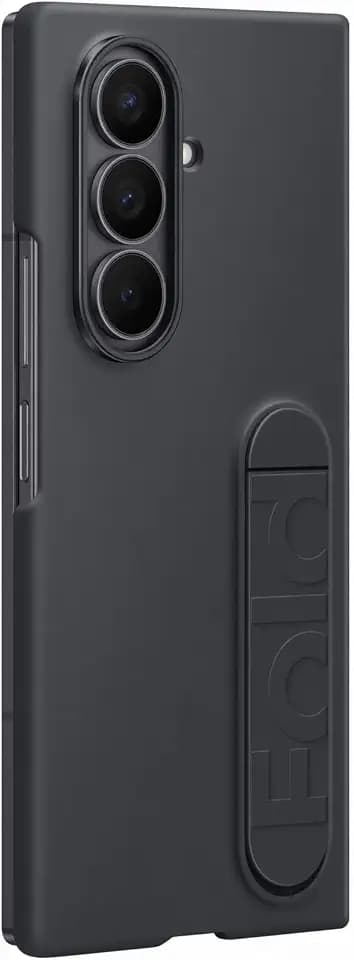 Samsung Silicone Case EF-MF966 für das Galaxy Z Fold7, Smartphone Cover, Handy-Hülle inklusive Fingerhalter, Silikon, Schutz Case, stoßfest, dünn und griffig, Schwarz