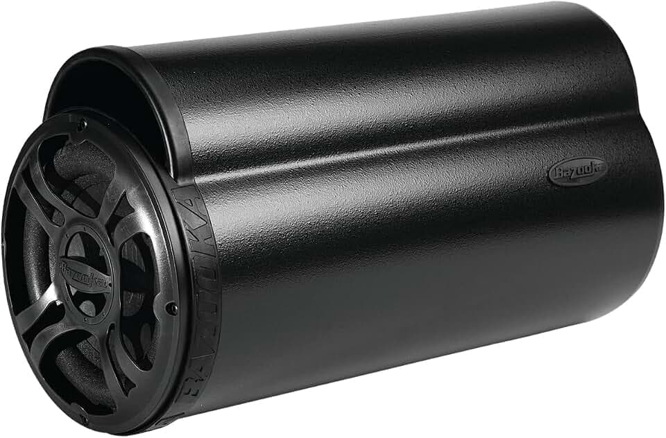 Bazooka BTA8100 BT Series 8-Inch 100-Watt Amplified Tube Subwoofer