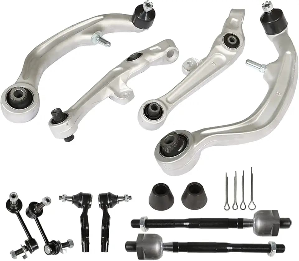 10PCS Front Suspension & Steering Kit Replacement for Nissan 350Z 2003-2009 Replacement for G35 2003-2007 RWD Coupe