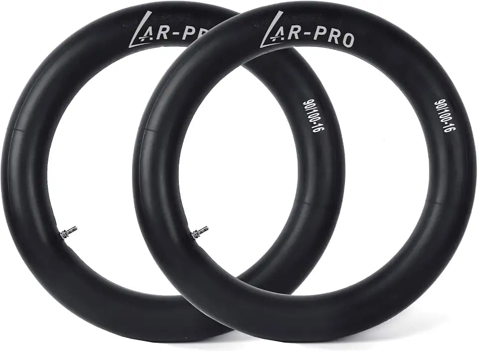 AR-PRO (2-Pack) 3.00-16 3.25/3.50-16 Inner Tubes for Dirt Bike and Off-Road Motorcycles – Heavy-Duty Butyl Rubber Tubes Compatible with 90/100-16 100/80-16 100/90-16 Tires with TR4 Straight Valve Stem