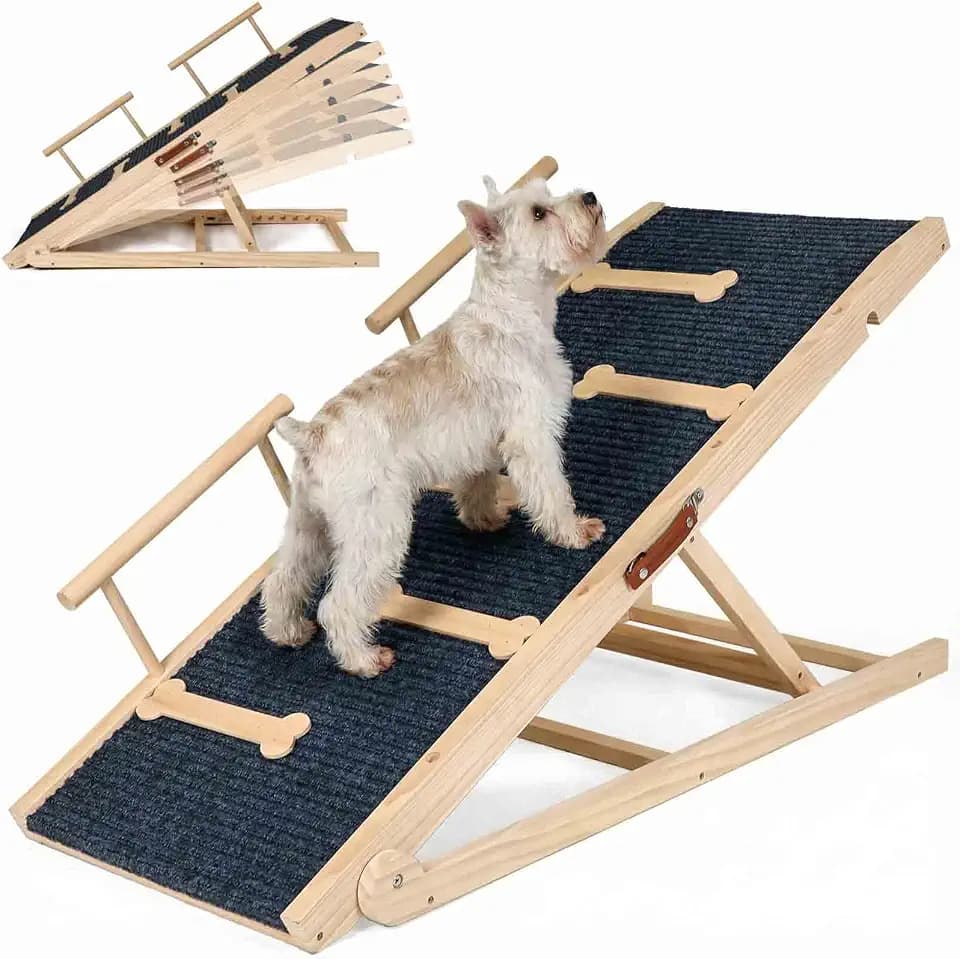 Dog Ramp for High Bed, 47.2" Long Non-Slip Dog Ramp for Couch