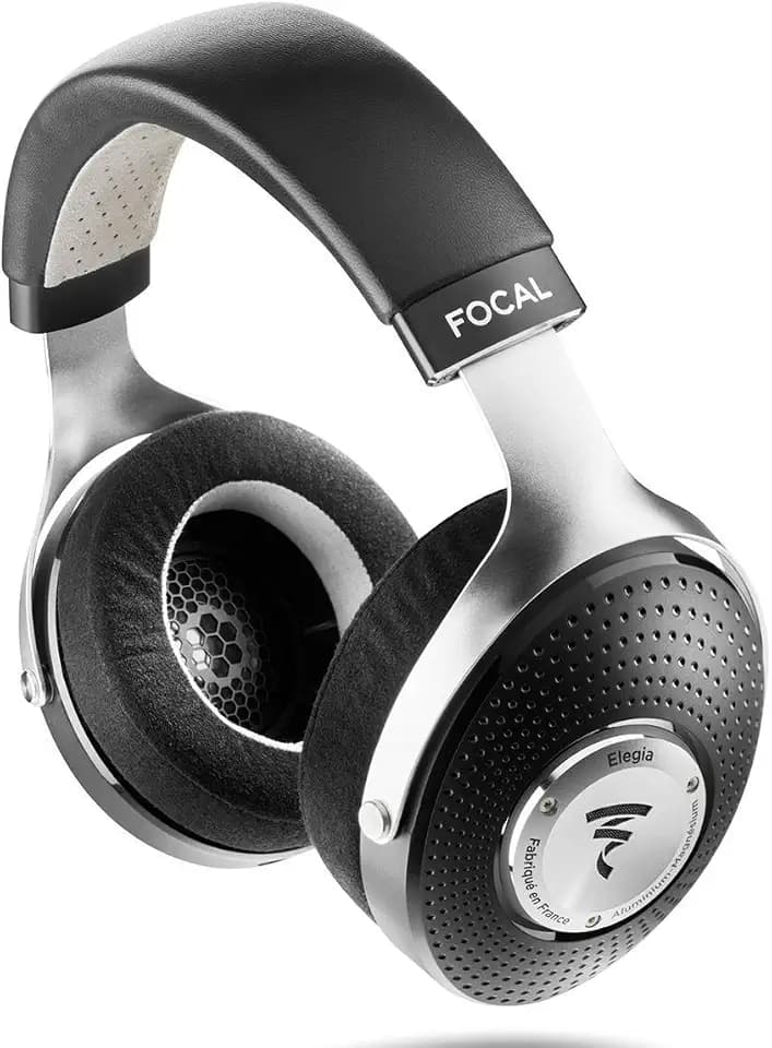Focal Elegia Over-Ear-Kopfhörer, ohrumschließend, Schwarz/silberfarben